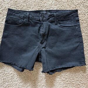 Just Black Women's Black Denim Jean Shorts